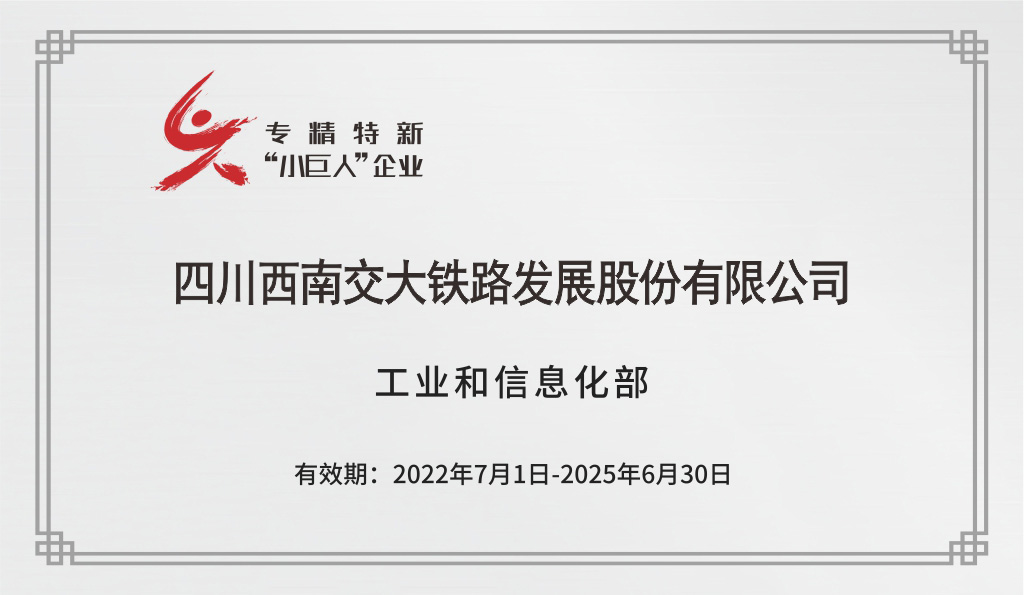 专精特新“小巨人”企业